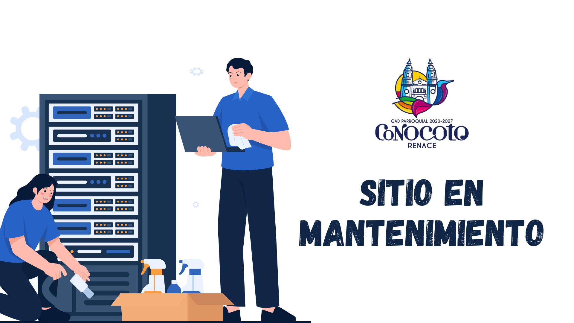 GAD Parroquial de Conocoto: sitio en mantenimiento.